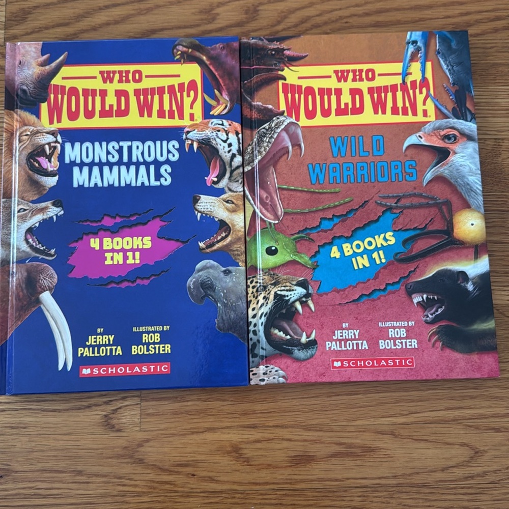 NEW Two 4-in-1 Who Would Win? books